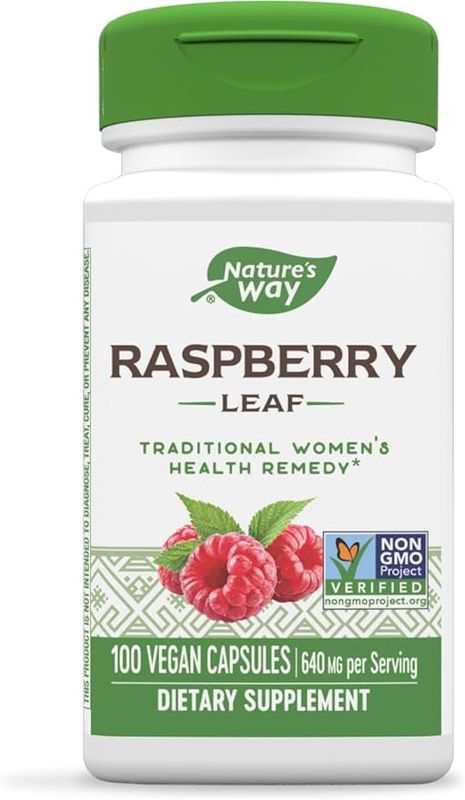 Natures Way , Raspberry Leaf / 100 Veg Capsules