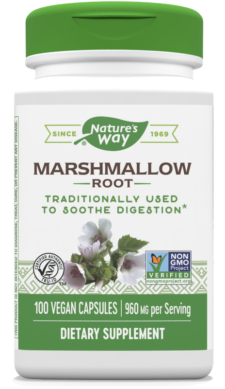 Natures Way , Marshmallow Root / 100 Veg Capsules