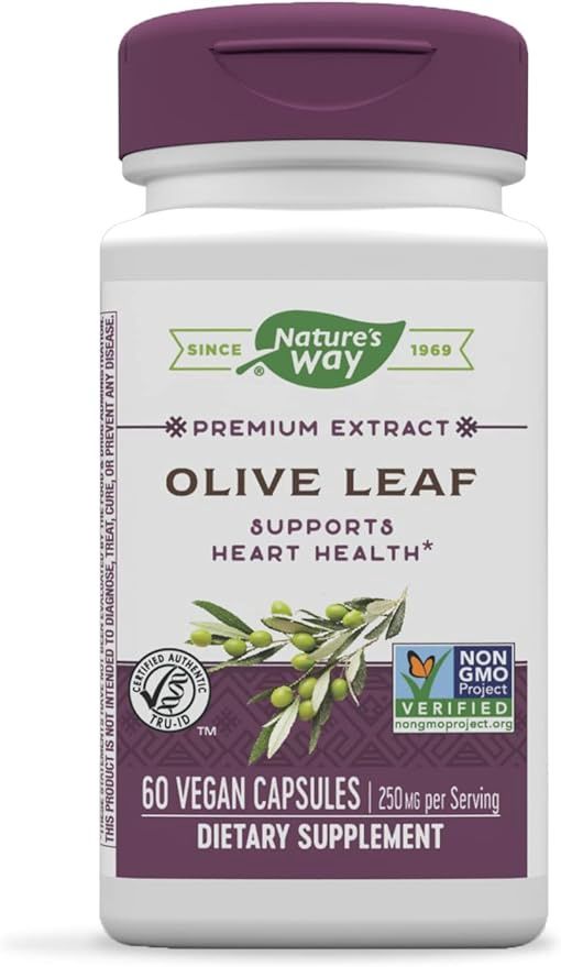 Natures Way , Olive Leaf Premium Extract / 60 Veg Capsules