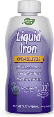 Natures Way , Liquid Iron 18 Mg / 16 Oz Natures Way , Liquid Iron 18 Mg / 16 Oz