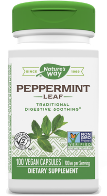 Natures Way , Peppermint Leaf / 100 Veg Capsules