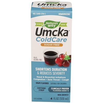 Natures Way , Umcka  Coldcare Sugar-Free Grape Syrup / 4 Oz