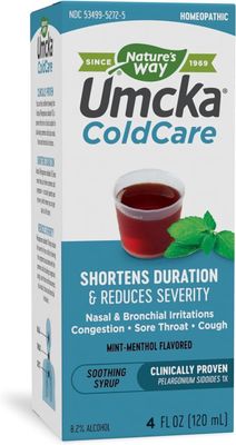 Natures Way , Umcka Coldcare Menthol Syrup Natures Way , Umcka Coldcare Menthol Syrup