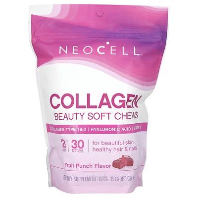 NEOCELL , Collagen Beauty Soft Chews, Fruit Punch Flavor