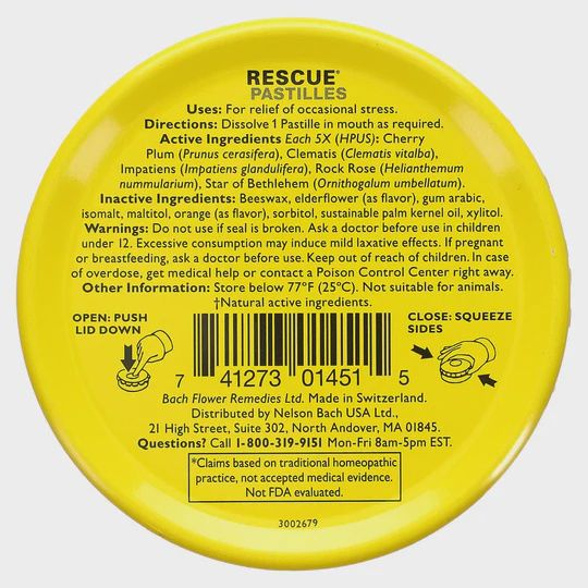 Nelson Bach , Rescue Remedy Pastilles Orange