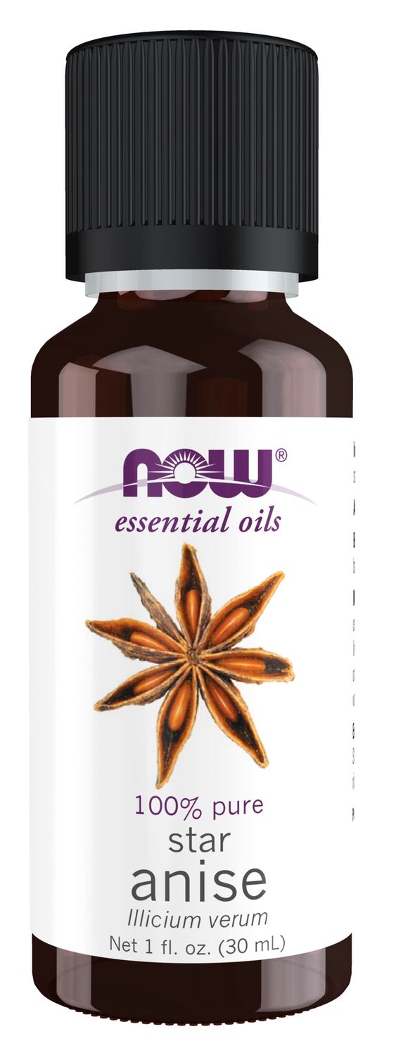 Now Essential Oils , Anise Oil - 1 Fl. Oz.
