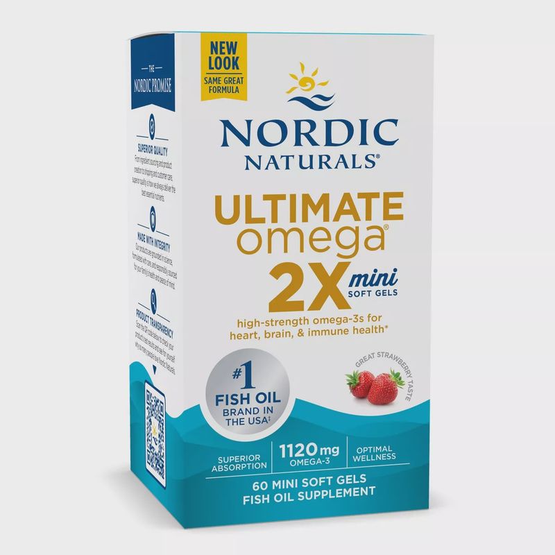 Nordic Naturals , Ultimate Omega 2X Mini 60 Soft Gels