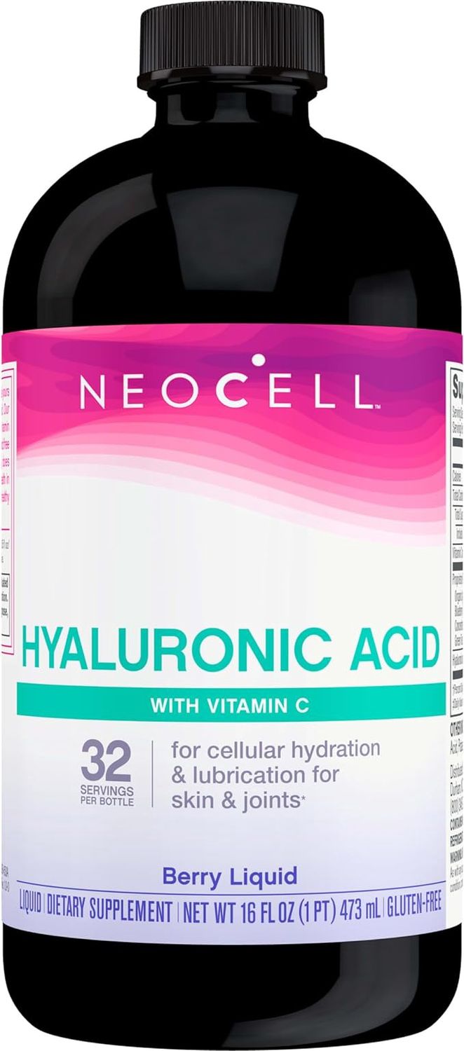 Neocell , Neocell, Hyaluronic Acid With Vitamin C, Berry Liquid