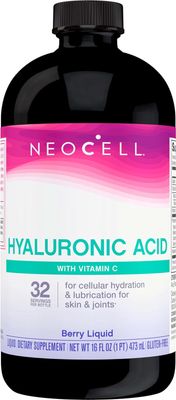 Neocell , Neocell, Hyaluronic Acid With Vitamin C, Berry Liquid