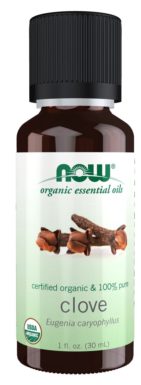 Now Essential Oils , Clove Oil, Organic - 1 Fl. Oz.