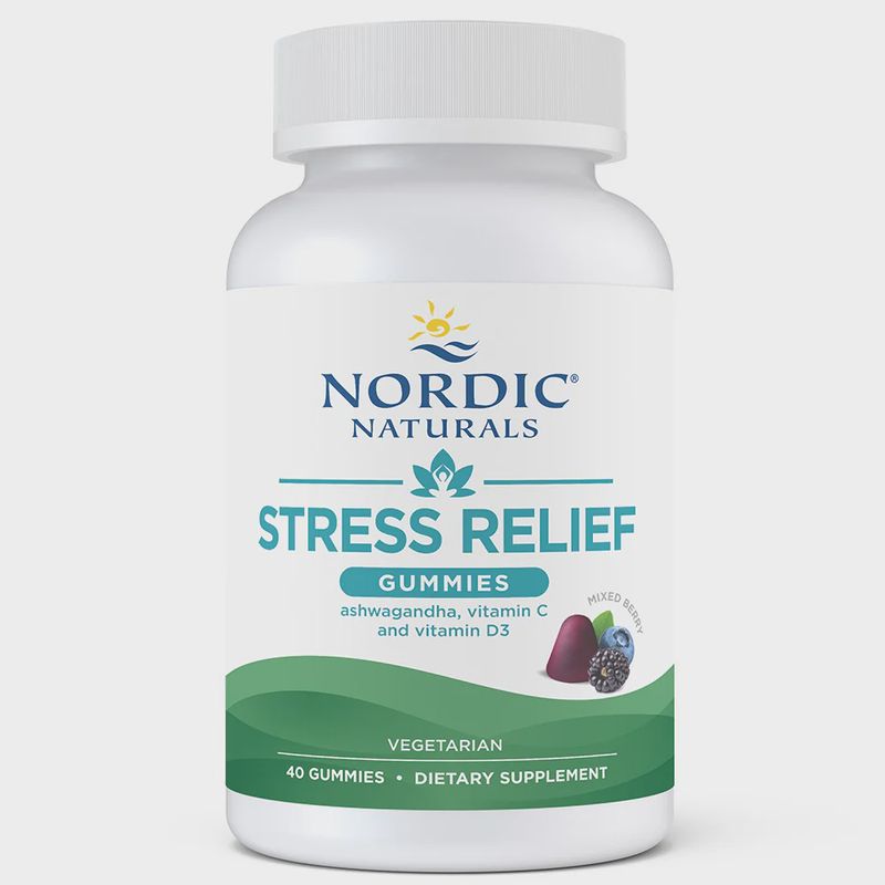 Nordic Naturals , Stress Relief Gummies, Mixed Berry Nordic Naturals , Stress Relief Gummies, Mixed Berry
