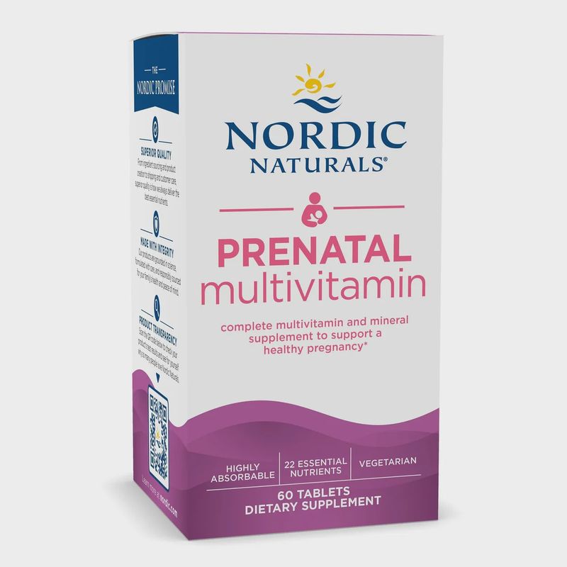 Nordic Naturals , Prenatal Multi Vitamin 60 Tablets