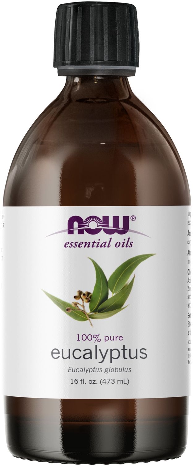 Now Essential Oils , Eucalyptus Globulus Oil - 16 Fl. Oz.