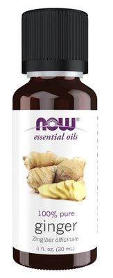 Now Essential Oils , Ginger Oil - 1 Fl. Oz.