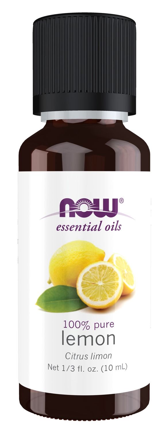 Now Essential Oils , Lemon Oil - 1 Oz.