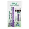 Now Essential Oils , Lavender Essential Oil Blend, Organic Roll-On - 10 Ml