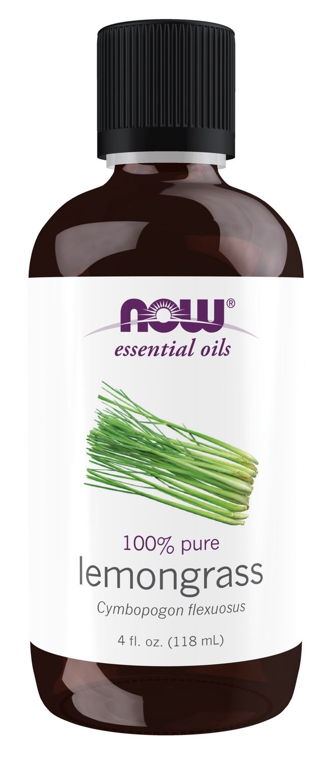 Now Essential Oils , Lemongrass Oil - 4 Oz.