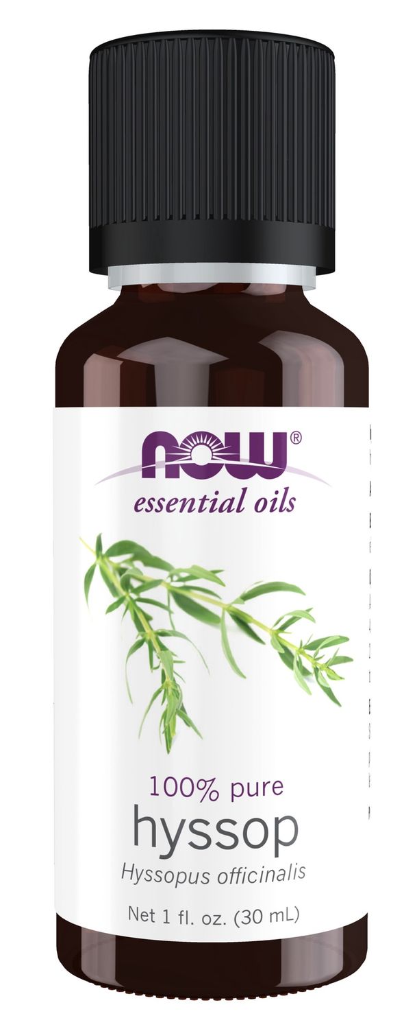 Now Essential Oils , Hyssop Oil - 1 Oz.