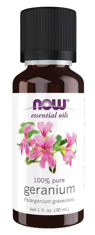 Now Essential Oils , Geranium Oil - 1 Fl. Oz. Now Essential Oils , Geranium Oil - 1 Fl. Oz.