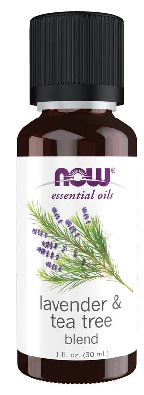 Now Essential Oils , Lavender & Tea Tree Oil Blend - 1 Fl. Oz. Now Essential Oils , Lavender & Tea Tree Oil Blend - 1 Fl. Oz.