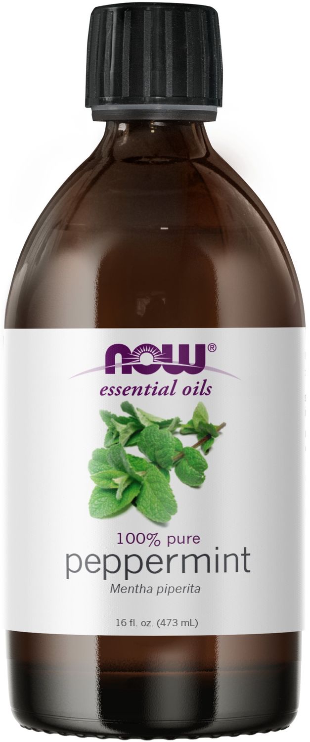 Now Essential Oils , Peppermint Oil - 16 Fl. Oz.