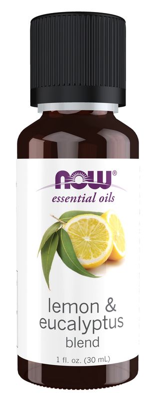Now Essential Oils , Lemon & Eucalyptus Oil Blend - 1 Fl. Oz. Now Essential Oils , Lemon & Eucalyptus Oil Blend - 1 Fl. Oz.