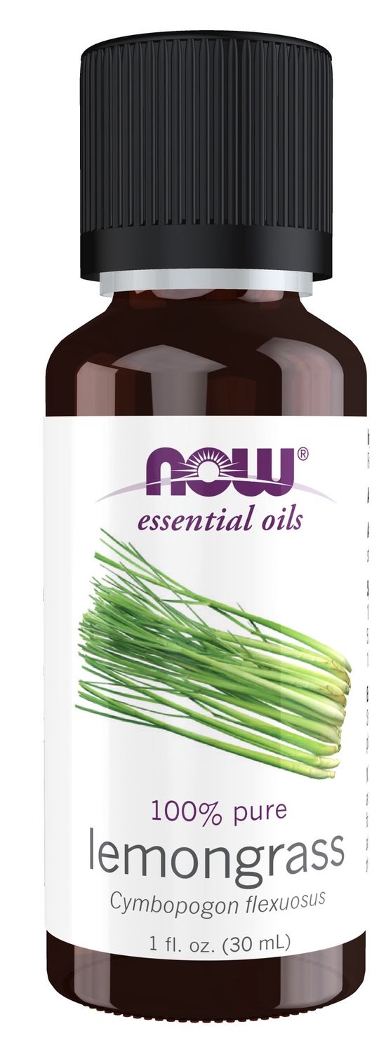 Now Essential Oils , Lemongrass Oil - 1 Oz.