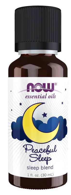 Now Essential Oils , Peaceful Sleep Oil Blend - 1 Fl. Oz. Now Essential Oils , Peaceful Sleep Oil Blend - 1 Fl. Oz.