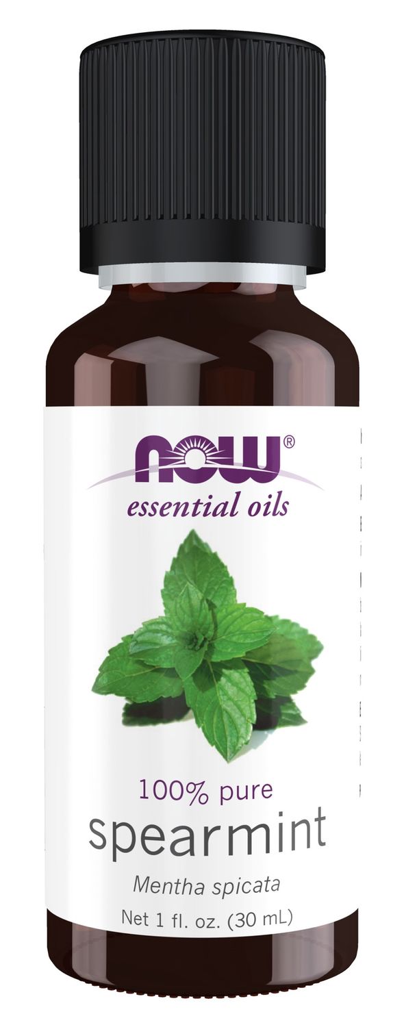 Now Essential Oils , Spearmint Oil - 1 Fl. Oz.