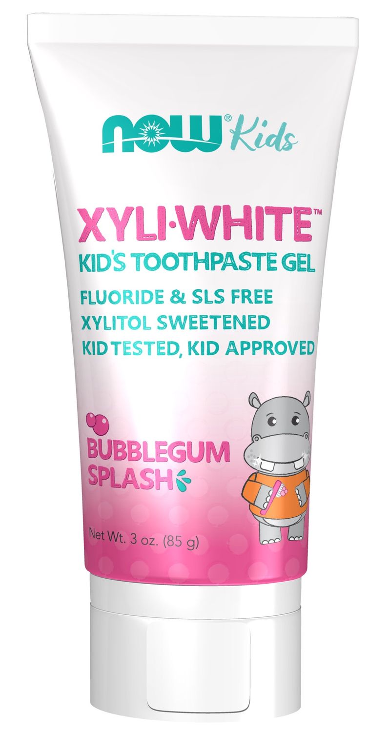 NOW Kids , Xyliwhite Bubblegum Splash Toothpaste Gel for Kids - 3 oz.