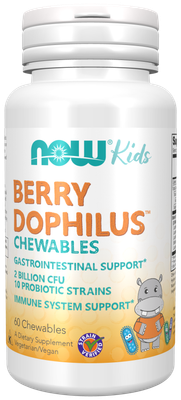 Now Supplements, Berry Dophilus 60 Chewables Now Supplements, Berry Dophilus 60 Chewables