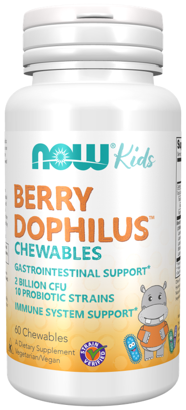 Now Supplements, Berry Dophilus 60 Chewables Now Supplements, Berry Dophilus 60 Chewables