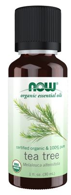 Now Essential Oils , Tea Tree Oil, Organic - 1 Fl. Oz. Now Essential Oils , Tea Tree Oil, Organic - 1 Fl. Oz.