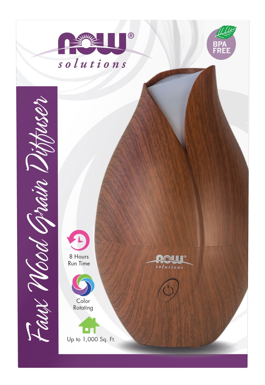 Now Essential Oils , Ultrasonic Faux Wood Oil Diffuser