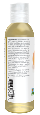NOW Solutions, Apricot Kernel Oil, Hair Moisturizer, Rejuvenating Skin Oil, Softens Fine Lines, 16-Ounce