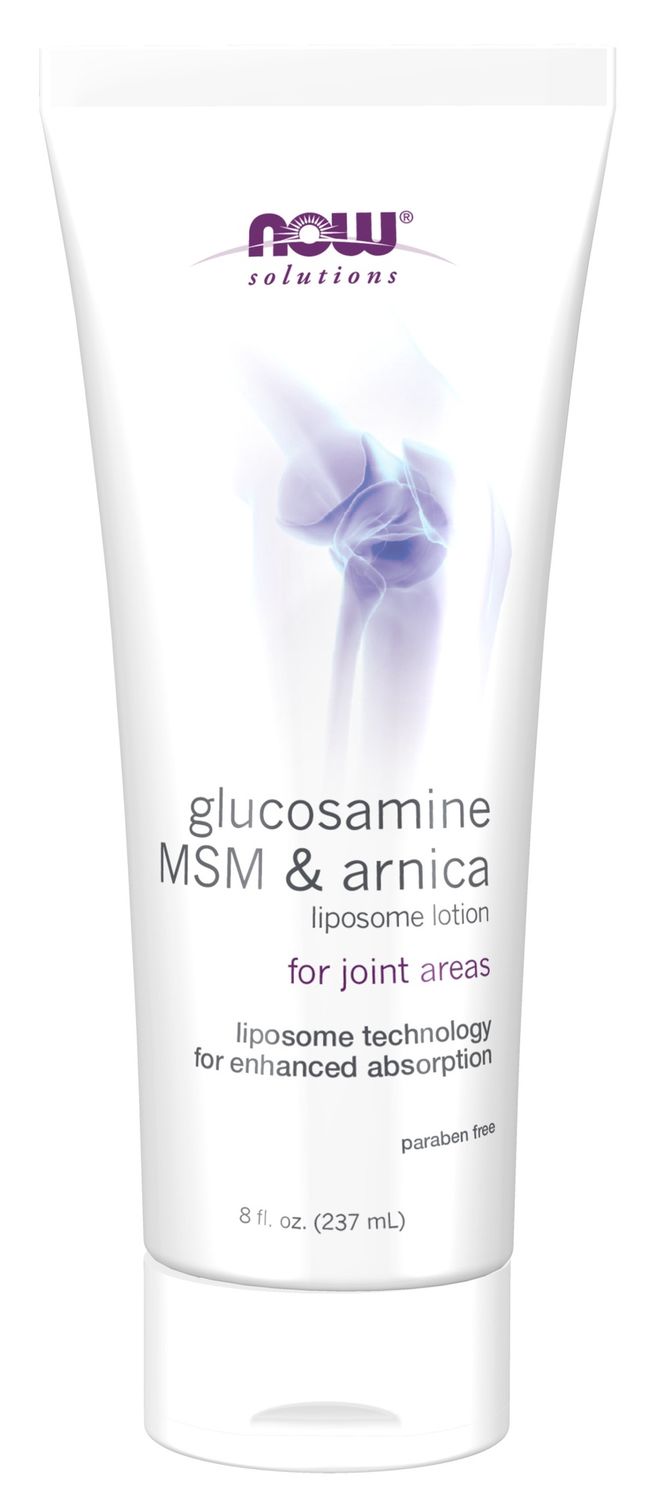 Now Solutions , Glucosamine, Msm &amp; Arnica Liposome Lotion - 8 Fl. Oz.