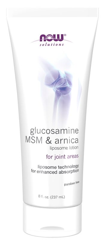 NOW Solutions , Glucosamine, MSM & Arnica Liposome Lotion - 8 fl. oz.