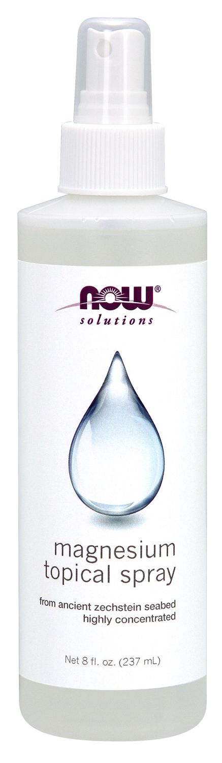 Now Solutions , Magnesium Topical Spray - 8 Fl. Oz.