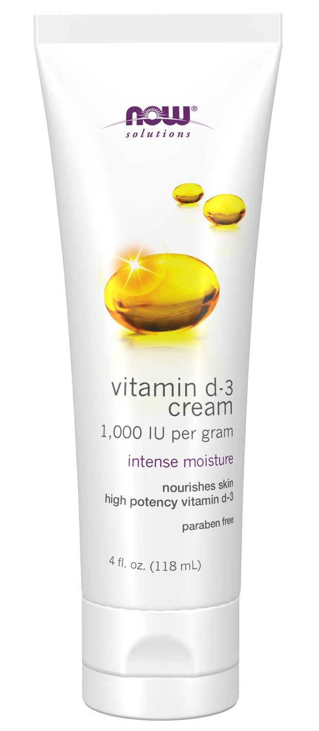 Now Solutions , Vitamin D-3 Cream - 4 Fl. Oz.