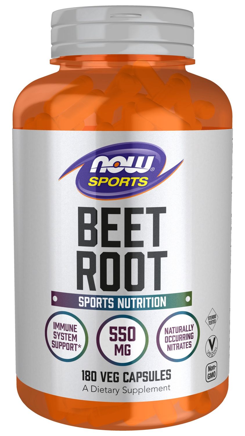 Now Sports , Beet Root - 180 Veg Capsules