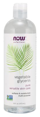 Now Solutions , Vegetable Glycerin - 16 Fl. Oz. Now Solutions , Vegetable Glycerin - 16 Fl. Oz.