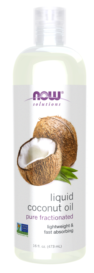 Now Solutions , Liquid Coconut Oil - 4 Fl. Oz.