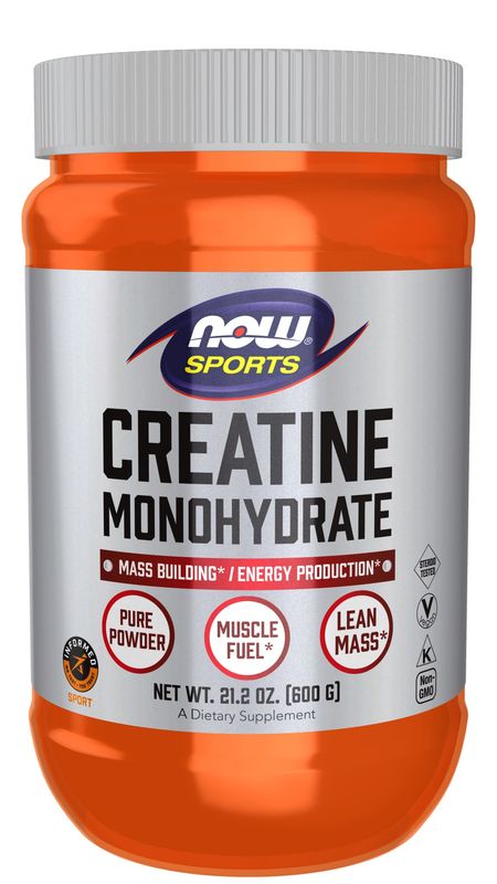 Now Sports , Creatine Monohydrate Powder - 21.2 Oz. Now Sports , Creatine Monohydrate Powder - 21.2 Oz.