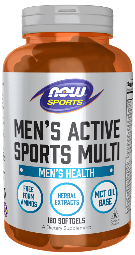 Now Sports , Men's Active Sports Multi - 180 Softgels