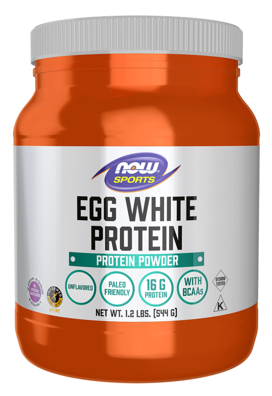 Now Sports, Egg White Protein 1.2 Lbs. Now Sports, Egg White Protein 1.2 Lbs.