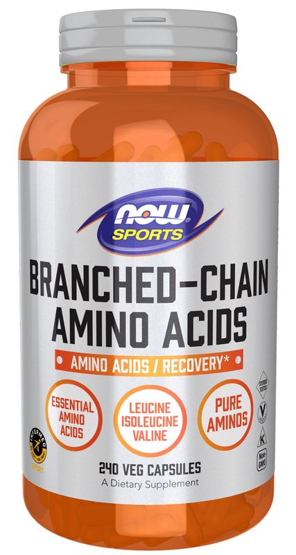 Now Sports , Branched Chain Amino Acids - 240 Veg Capsules Now Sports , Branched Chain Amino Acids - 240 Veg Capsules