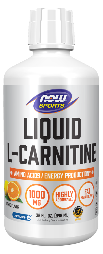 Now Sports, Liquid L-Carnitine 1000 Mg Citrus Flavor 32 Fl. Oz.