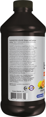 Now Sports, Liquid L-Carnitine 1000 Mg Citrus Flavor 32 Fl. oz.