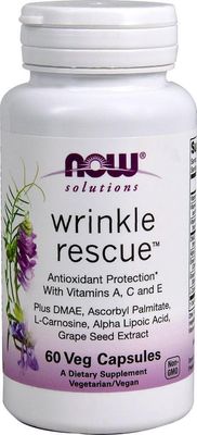Now Solutions , Wrinkle Rescue - 60 Veg Capsules