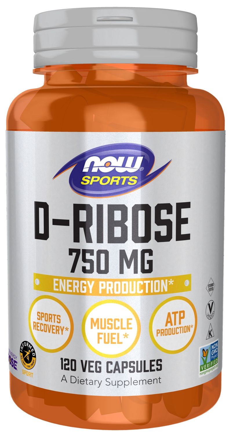 Now Sports , D-Ribose 750 Mg - 1 Veg Capsules
